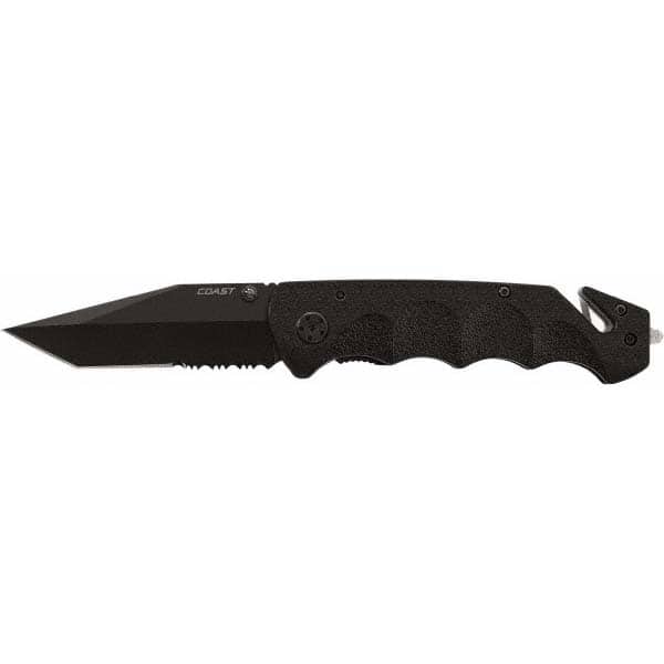 DX330 Coast Folding Knife,Partially Serrated Blade Edge 3 1/4 in 