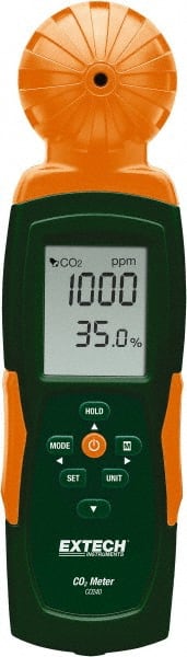 Extech CO240 Audible Alarm, LCD Display, Indoor Air Quality Monitor 