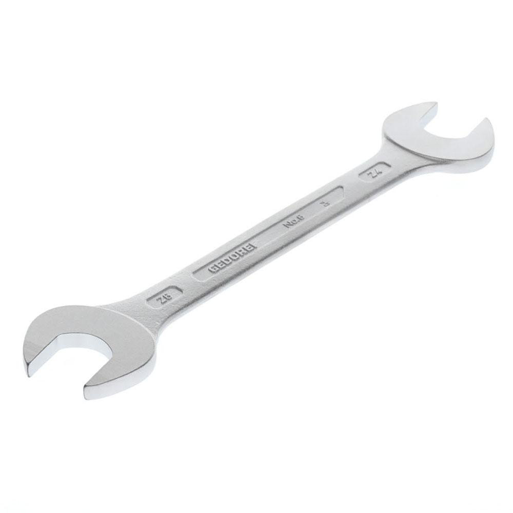 Gedore Open End Wrenches; Head Type Flat; Wrench Size 24 x 26 mm