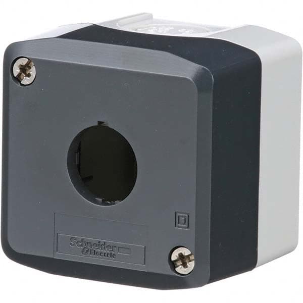 1 Hole, 22mm Hole Diameter, Polycarbonate Pushbutton Switch Enclosure