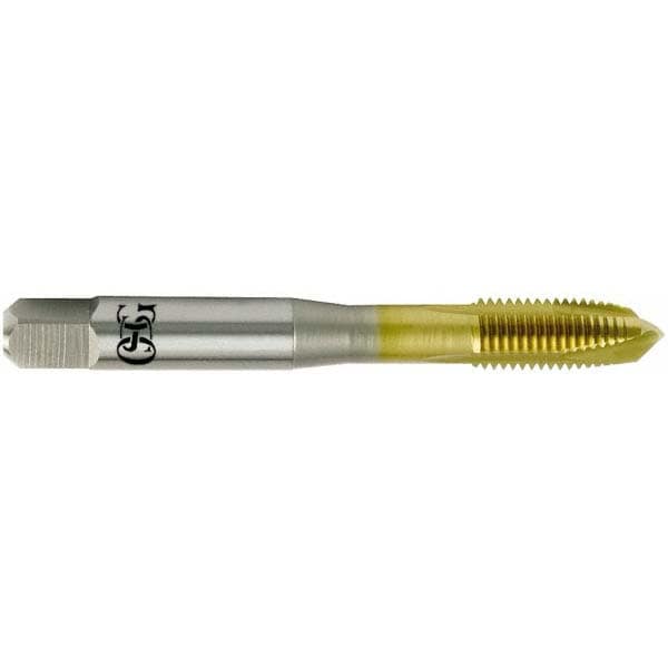 OSG 1111503705 Spiral Point Tap: M8 x 1.25, Metric Coarse, 3 Flutes, Plug, Vanadium High Speed Steel, TiN Finish Image