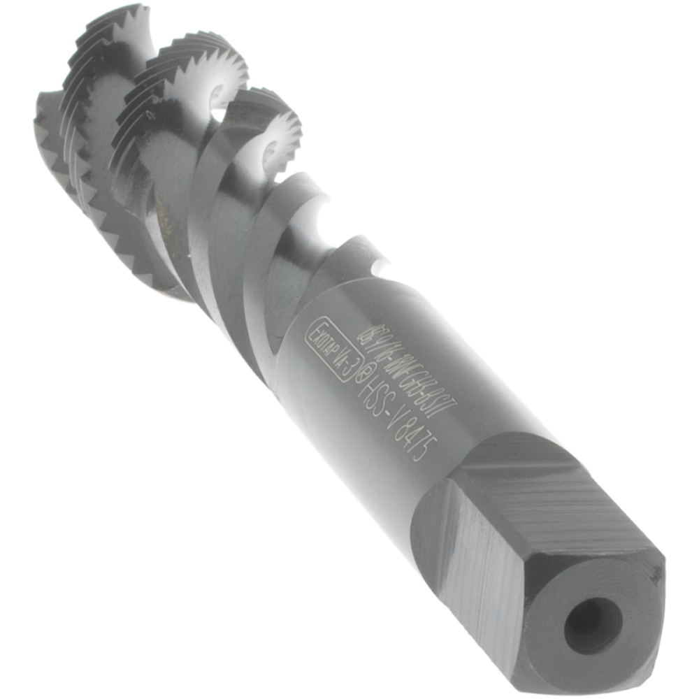 OSG 9/1618 UNF, 4 Flute, 45° Helix, Bottoming Chamfer, Oxide Finish, Vanadium High Speed