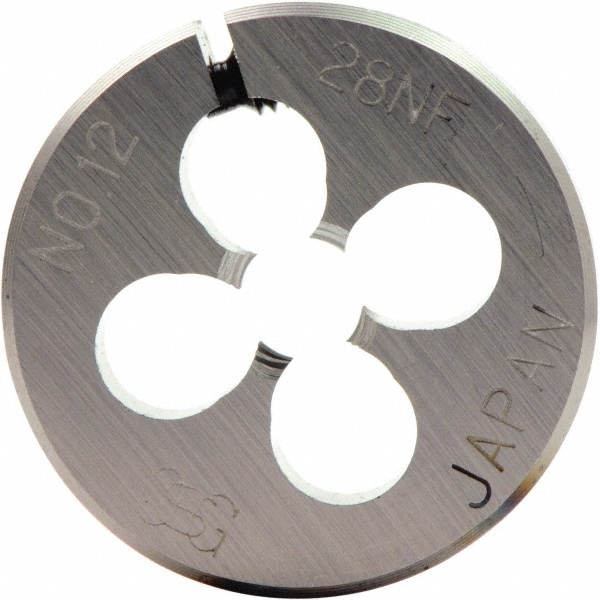 OSG 2715400 Round Die: 1-1/8-12, 1" OD, High Speed Steel Image