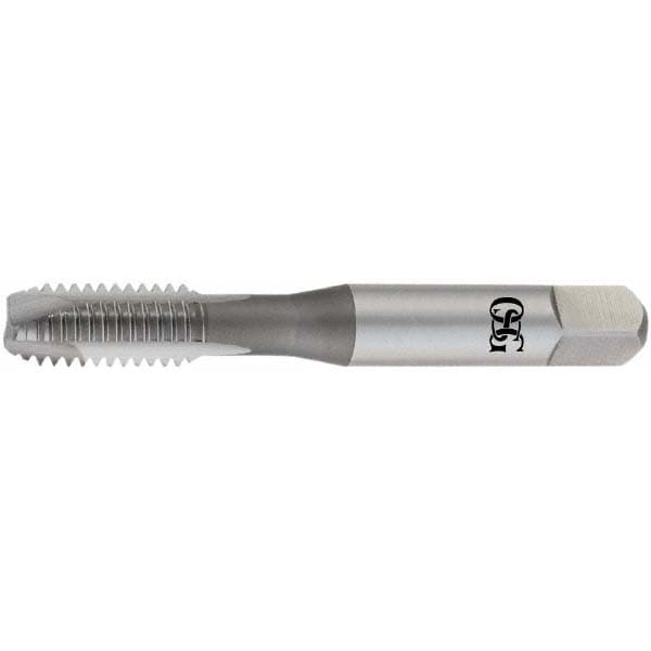 OSG 1591808 Spiral Point Tap: 3/8-24, UNF, 3 Flutes, Plug, High Speed Steel, TiCN Finish 