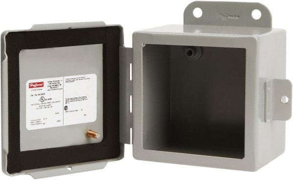 nVent Hoffman A1614CHNF Junction Box Electrical Enclosure: Steel, NEMA 12, 13 & 4 