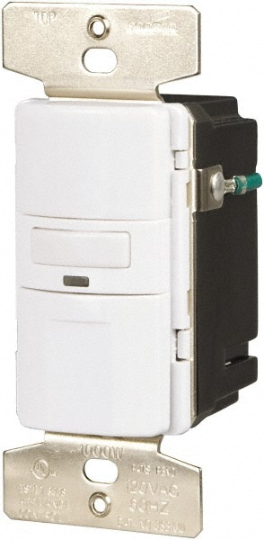 Cooper Wiring Devices OS310U-W 1,000 Square Ft. Coverage, Infrared Occupancy Sensor Wall Switch Image