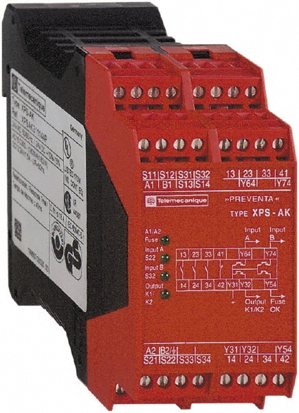 Square D XPSAK311144P 24 VAC/VDC, 5 VA Power Rating, Standard Electromechanical & Solid State Screw General Purpose Relay Image