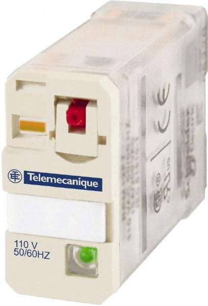 3,750 VA Power Rating, Electromechanical Plug-in General Purpose Relay - 15 Amp at 250 VAC & 28 VDC, 1CO, 120 VAC