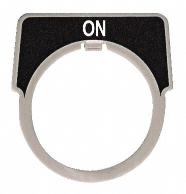 Half Round, Aluminum Legend Plate - On