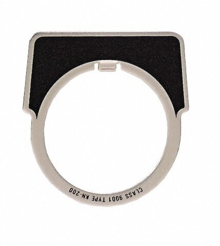 Half Round, Aluminum Legend Plate - Blank