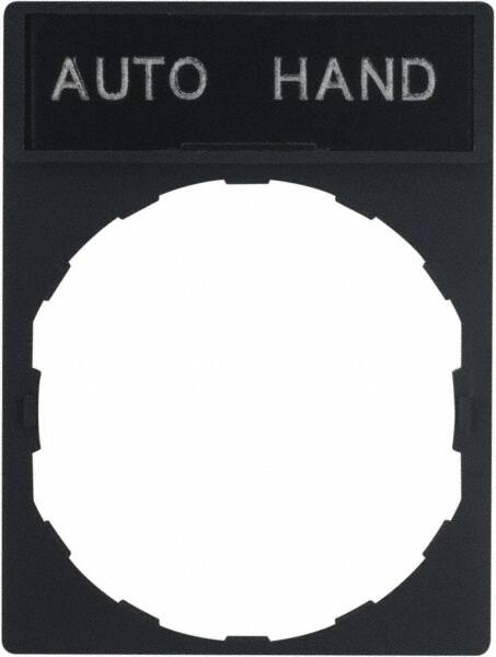 Rectangular, Legend Plate - Auto-Hand
