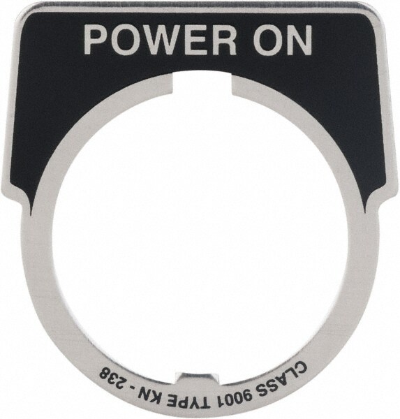 Metal Legend Plate - Power On