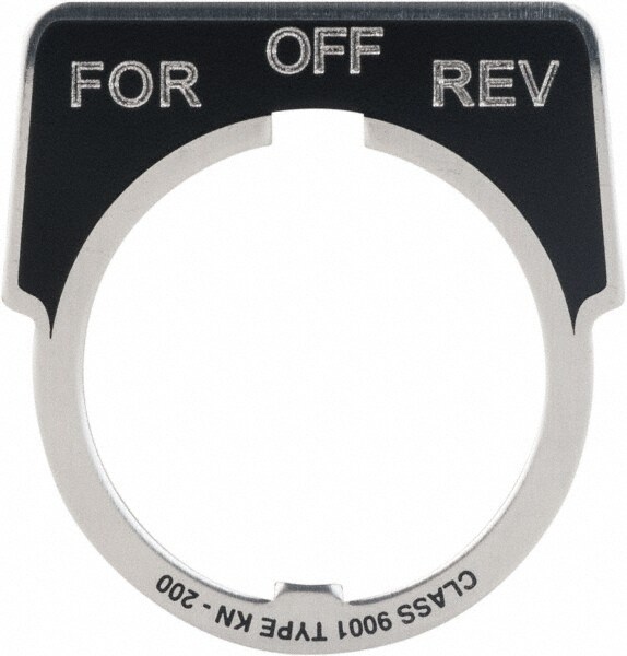 Metal Legend Plate - For-Off-Rev