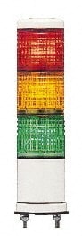 Square D XVC4B3K LED Lamp, Green, Orange, Red, Steady, Preassembled Stackable Tower Light Module Unit Image