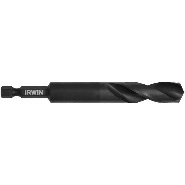 Irwin Jobber Drill 1/2" Dia, 135 deg Point, High Speed Steel MSC