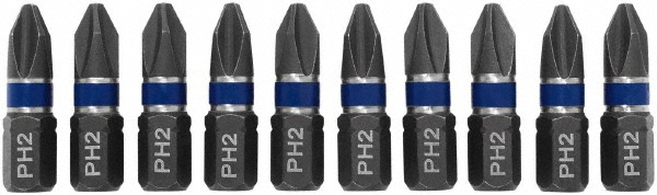 Irwin - Phillips Screwdriver Insert Bit: #2 Point, 1/4