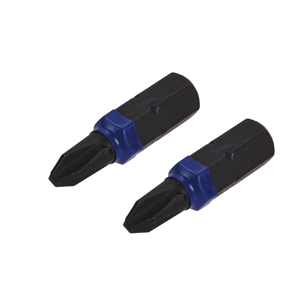 Irwin Phillips Screwdriver Insert Bit 2 Point, 1/4" Drive, 1" OAL