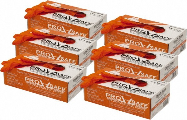Disposable Gloves: Size 2X-Large, 5 mil, Nitrile