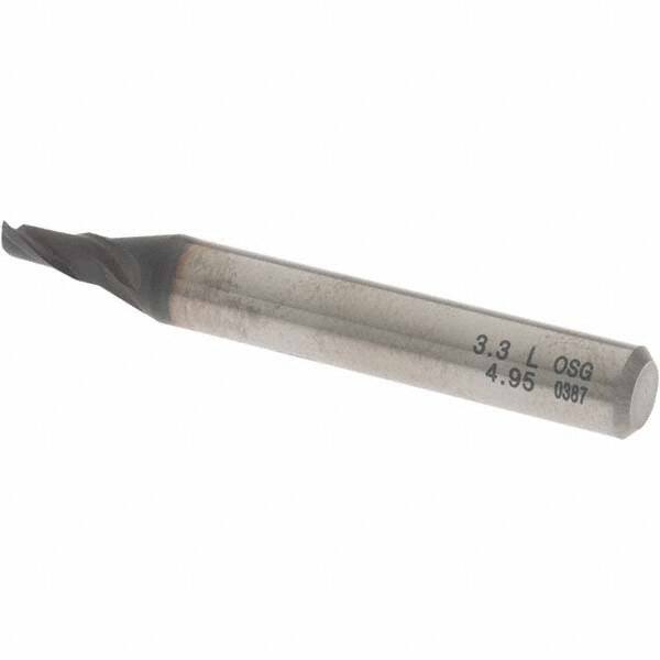3/4 Shank Diameter 3 Cutting Length Uncoated 6 Length SGS 33335 3EL 2 Flute Square End General Purpose End Mill 3/4 Cutting Diameter