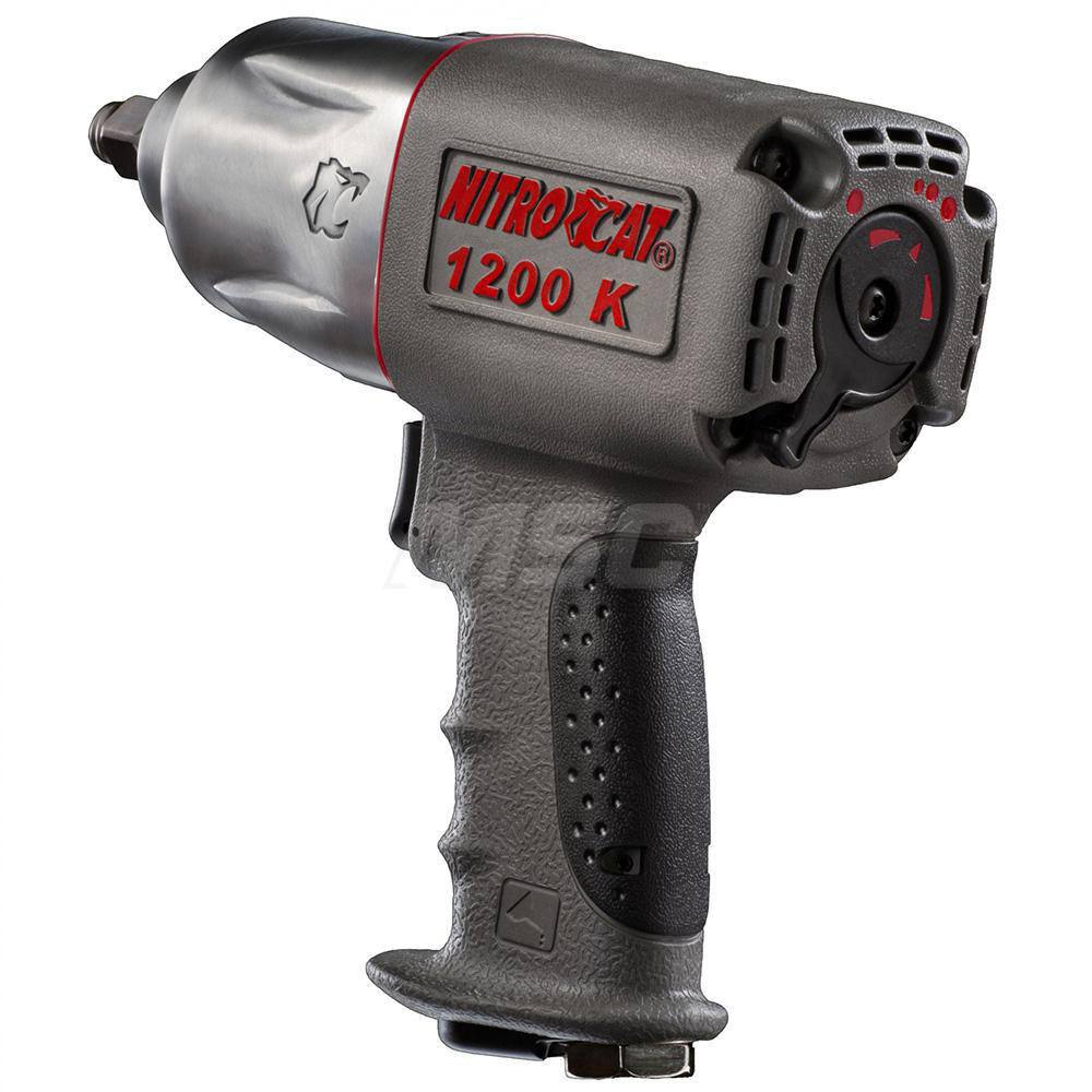Air Impact Wrench: 1/2" Drive, 8,000 RPM, 900 ft/lb