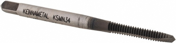 Kennametal 5455238 Spiral Point Tap: #4-40, 2 Flutes, Plug, 2B/3B, Vanadium High Speed Steel, TiN/CrC/C Finish Image