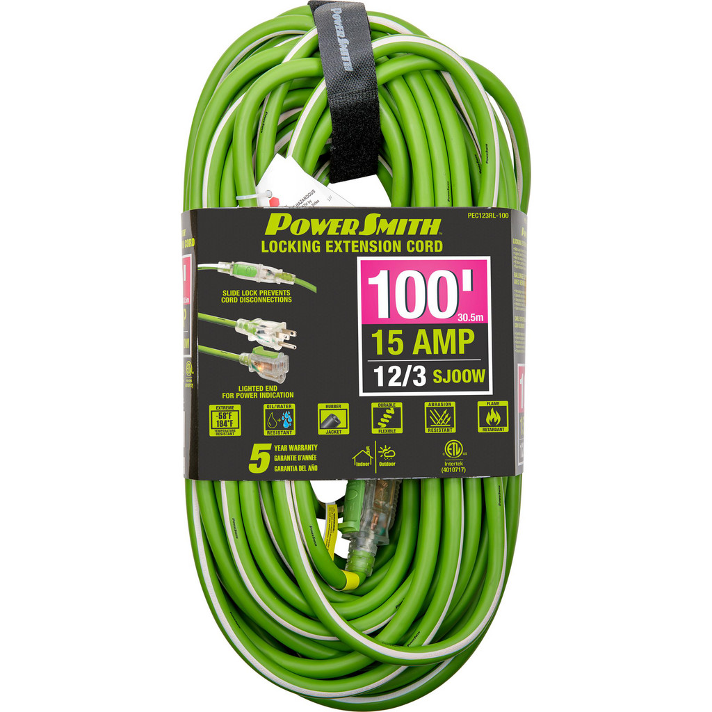 PowerSmith - Power Cords: Cord Type: Extension Cord; Overall Length ...