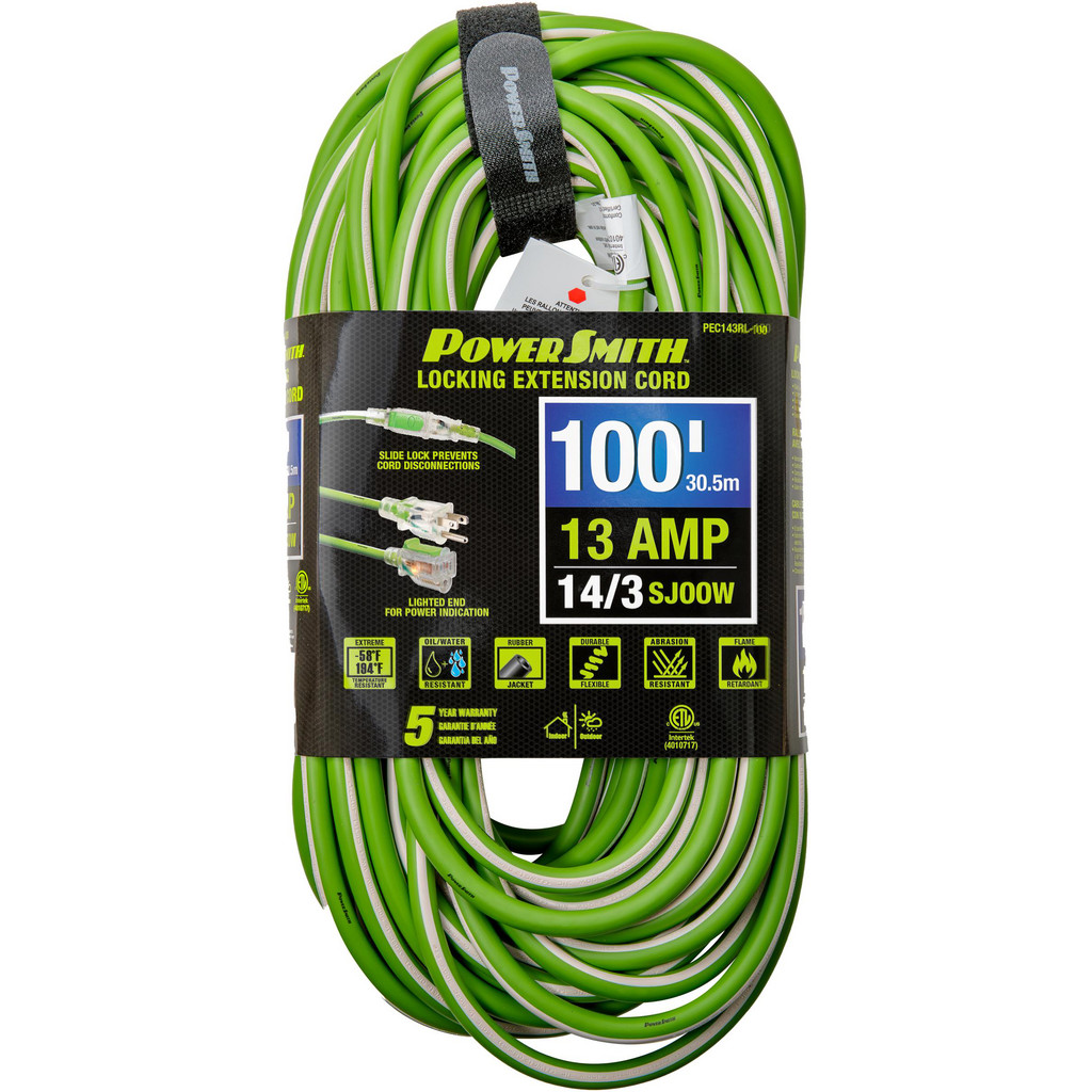 PowerSmith - Power Cords: Cord Type: Extension Cord; Overall Length ...