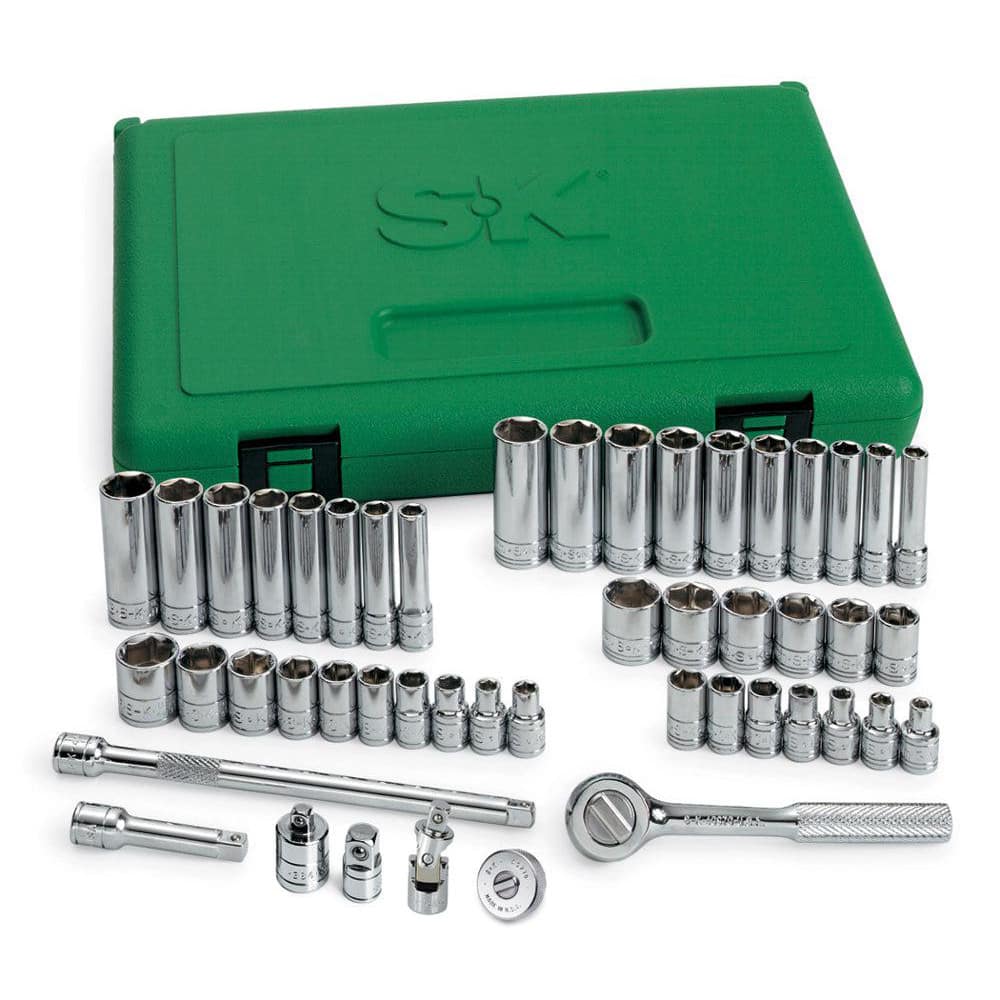 NULL 48 Piece SK Hand Tool 4042146487129 1/4 Classic Socket Set Clear 