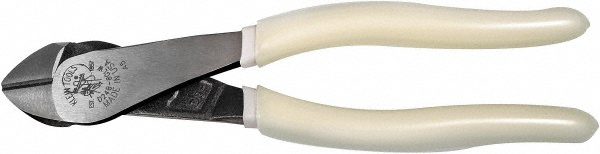 Klein Tools Diagonal Cutting Plier: - 13/16" Jaw Length, Angled Head, Plastic Handle | Part #D248-8GLW