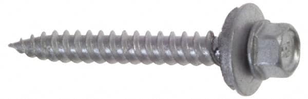 ITW Buildex 560110AP Sheet Metal Screw: #9, Hex Washer Head, Hex 
