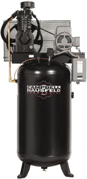 Campbell Hausfeld CE7050 Stationary Electric Air Compressor: 5 hp, 80 gal 