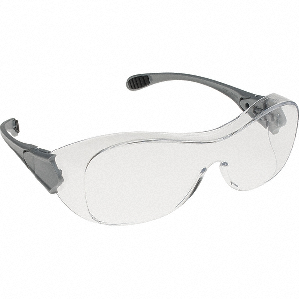 Safety Glasses: Anti-Fog, Polycarbonate, Clear Lenses, Full-Framed