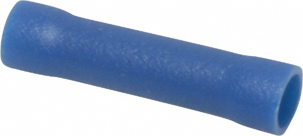 Thomas & Betts TV14-BS-XV Butt Splice Terminal: Fully Insulated Vinyl, Crimp-On Connection Image