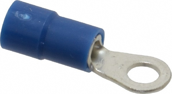 Thomas & Betts TV14-6R-XV Circular Ring Terminal: Partially Insulated, 16 to 14 AWG, Crimp Connection Image