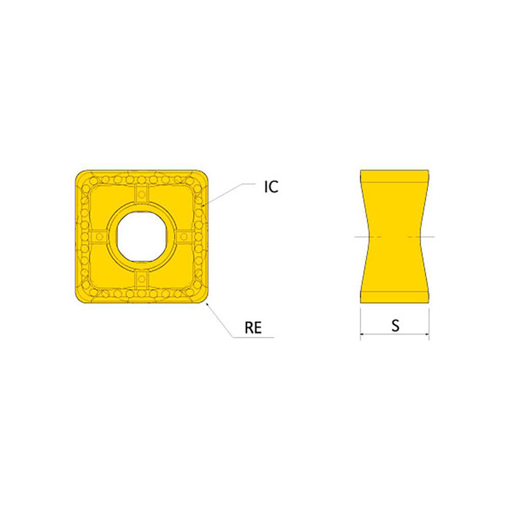 Ingersoll Cutting Tools Milling Insert SNGU130616N IN6515 IN6515