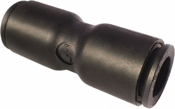 Push-To-Connect Tube to Tube Tube Fitting: Union, 3/16" OD