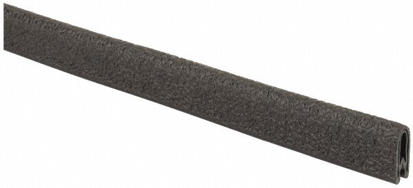 1/16 Inch Thick x 0.23 Wide x 100 Ft. Long, EPDM Rubber Edge Trim