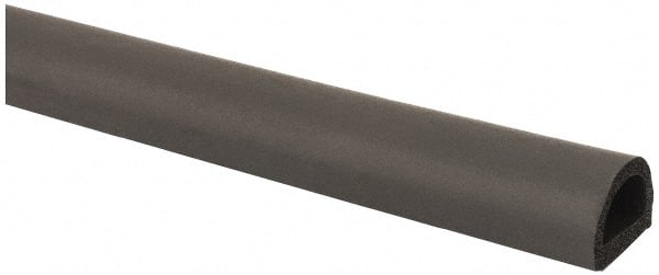 TRIM-LOK. X135HT-100 .562 Inch Thick x 3/4 Wide x 100 Ft. Long, EPDM Rubber D Section Seal with Acrylic 