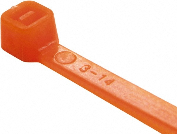 PRO-SOURCE TSL-290-S-YO-Pr Cable Tie Duty: 11" Long, Orange, Nylon, Standard Image