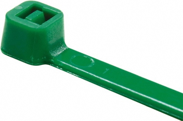 PRO-SOURCE TSL-370-S-YG-Pr Cable Tie Duty: 14.6" Long, Green, Nylon, Standard Image