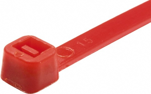 PRO-SOURCE TSL-290-S-YR-Pr Cable Tie Duty: 11" Long, Red, Nylon, Standard Image