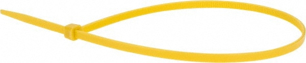 PRO-SOURCE TSL-370-S-YY-Pr Cable Tie Duty: 14.6" Long, Yellow, Nylon, Standard Image