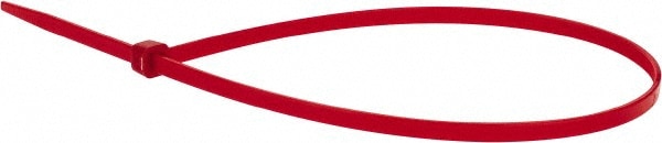 PRO-SOURCE TSL-370-S-YR-Pr Cable Tie Duty: 14.6" Long, Red, Nylon, Standard Image