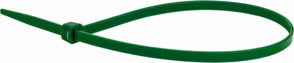 PRO-SOURCE TSL-290-S-YG-Pr Cable Tie Duty: 11" Long, Green, Nylon, Standard Image