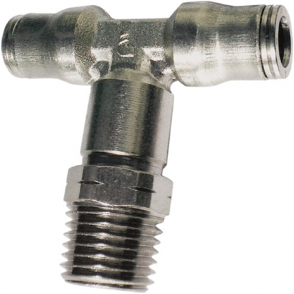 Legris 3608 10 17 Push-To-Connect Tube to Male & Tube to Male BSPT Tube Fitting: Male Branch Tee, 3/8" Thread Image