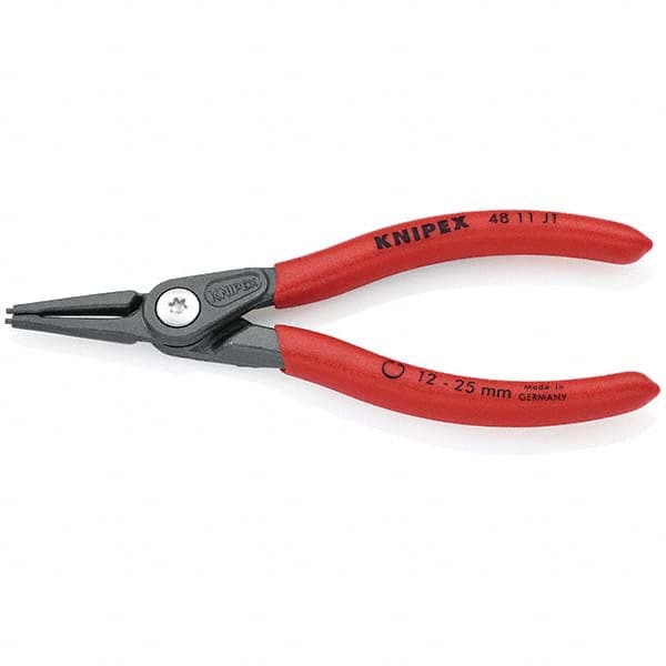 Retaining Ring Pliers; Tool Type: Internal Ring Pliers; Type: Internal; Tip Angle: 0 0; Body Material: Steel; Handle Material: Non-Slip Plastic Coated; Tether Style: Not Tether Capable; Features: Heavy-Duty; Bolted Joint; Zero Backlash Operation; Inserted