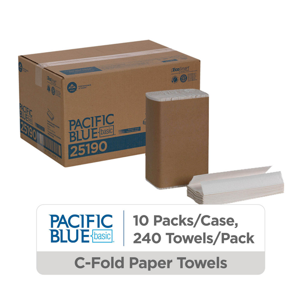Georgia Pacific - Pacific Blue Basic C-Fold Recycled Paper Towel | MSC ...