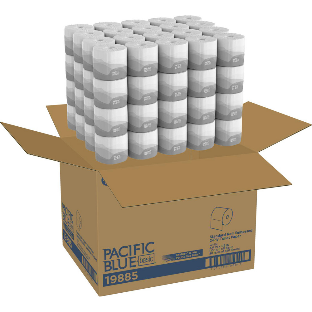 Georgia Pacific - Pacific Blue Basic Standard Roll Embossed 2-Ply ...