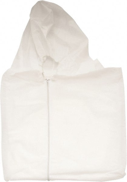 PRO-SAFE KMCVLSMSBMD Non-Disposable Rain & Chemical-Resistant Coverall: White, SMS 