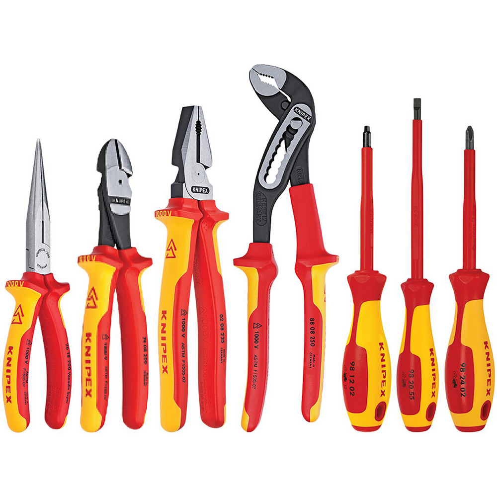 Knipex - Insulated Plier & Screwdriver Set: 7 Pc | MSC Direct